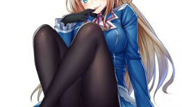 动漫黑丝美女,动漫中的性感魅力女神